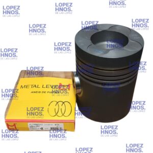 Pistón + Perno + Aros STD MB1518/19/21/25 Om355 128 Mm