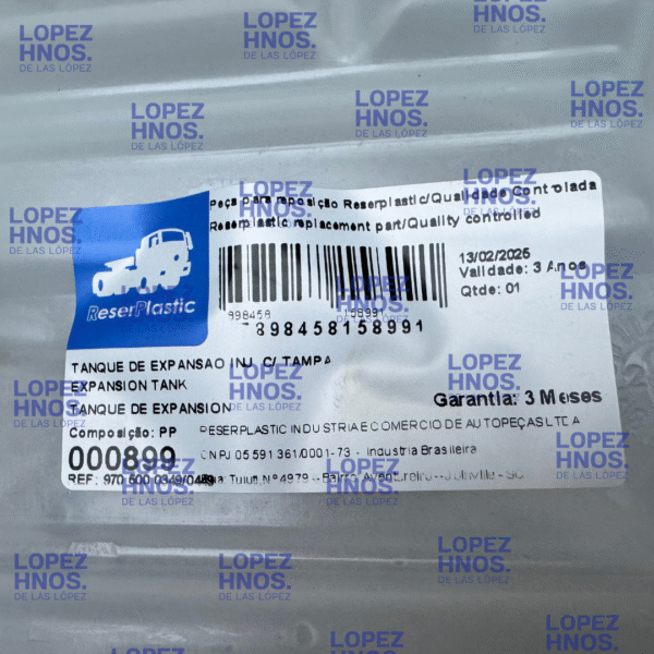 Depósito De Radiador Mb Accelo Con Tapa 9795000349/449 - Image 4